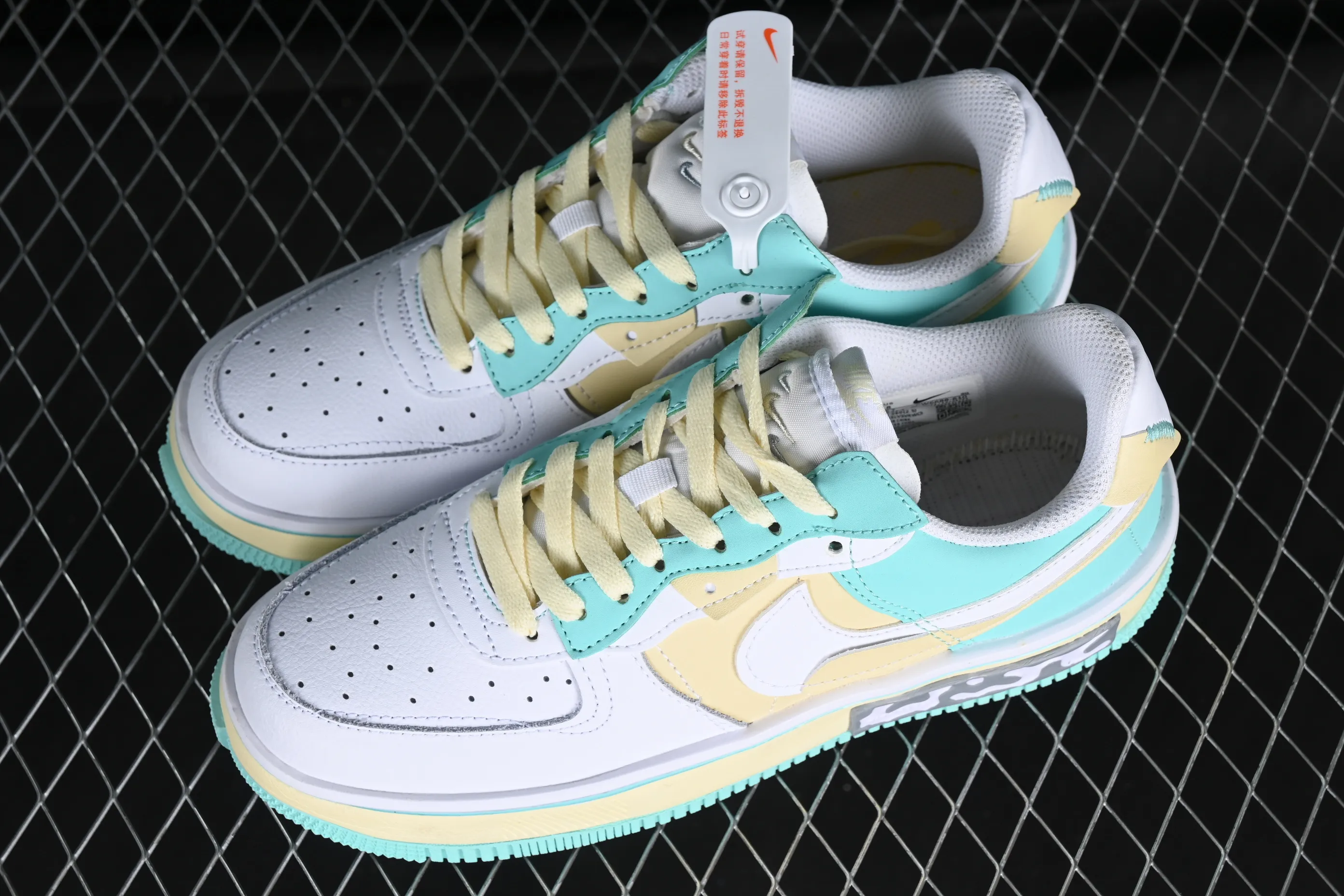 All categories Nk Air Force 1 Air Force series Nk Air Force 1 Fontanka Air Force low-top Nk Air Force 1 Fontanka Fontanka series beige gray and yellow Air Force One low-top casual sneakers CW6688-610